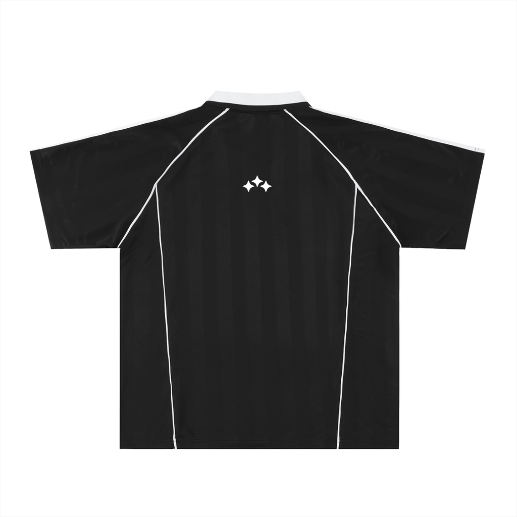 Swish. Shadow Stripe Collared Soccer Jersey