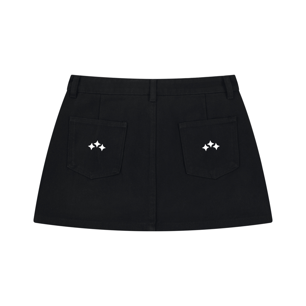 Swish. Women's Studded Denim Mini Skirt