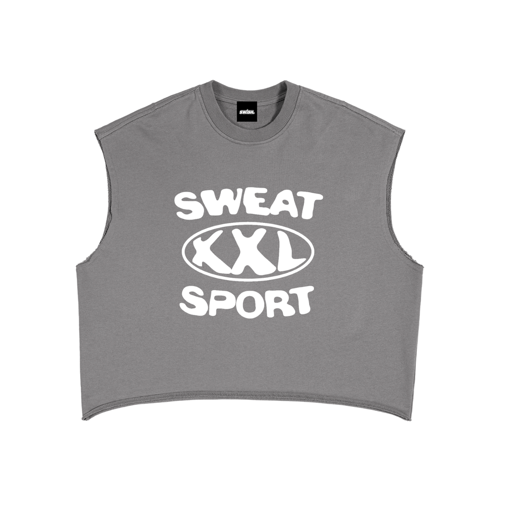 Sweat. French Terry Boxy Tank Top