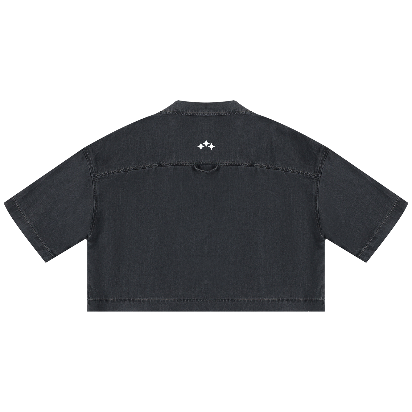 Swish. Women's Vintage Wash Boxy Cropped Shirt