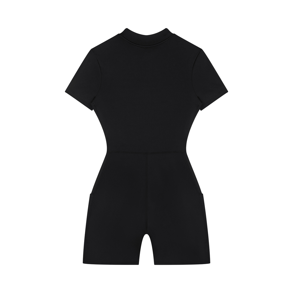 Swish. Women's Quarter-Zip Short Sleeve Romper