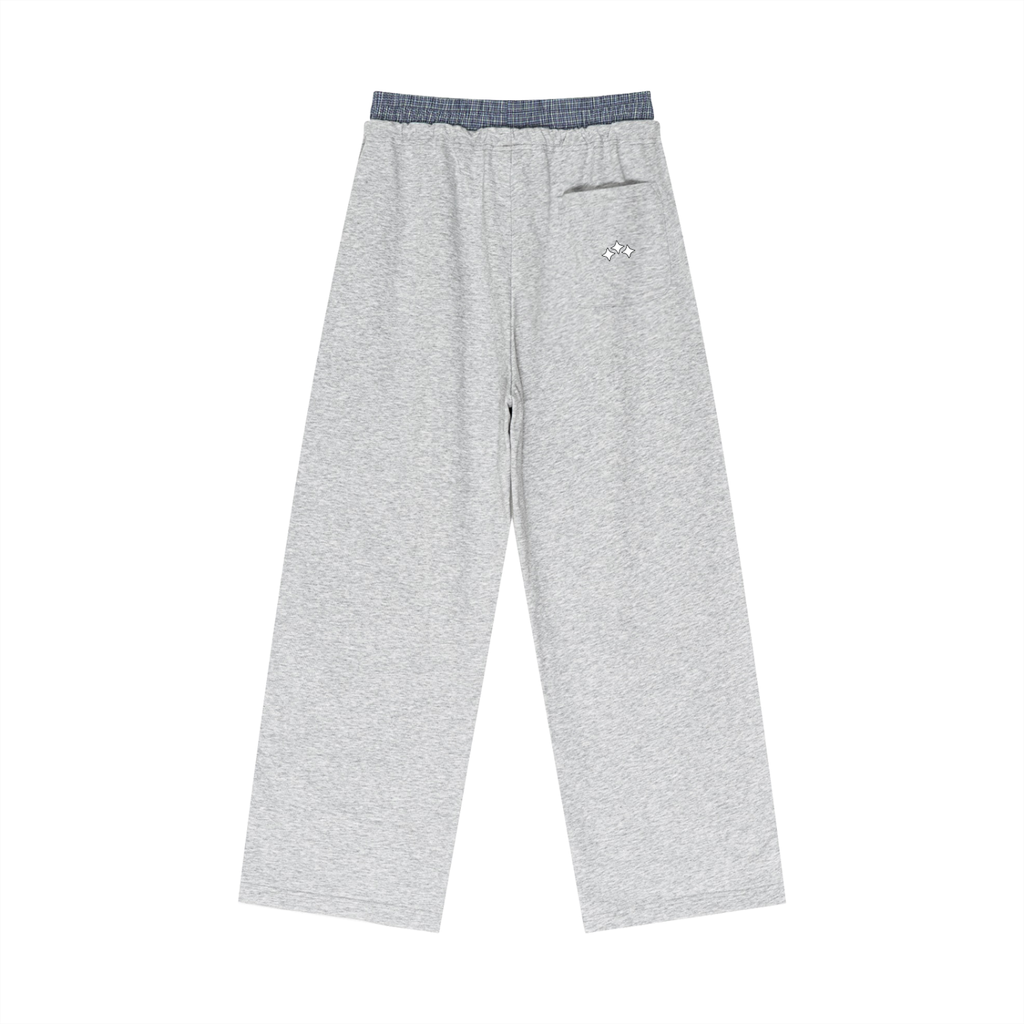 Swish. Plaid Contrast Waist Pants
