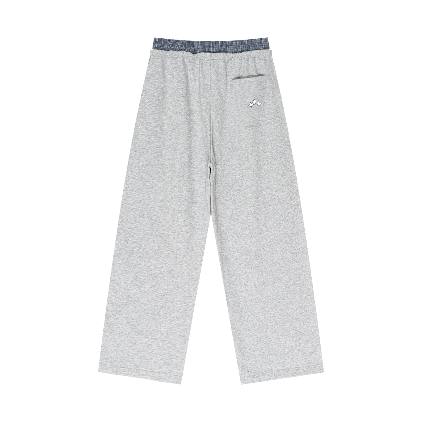 Swish. Plaid Contrast Waist Pants
