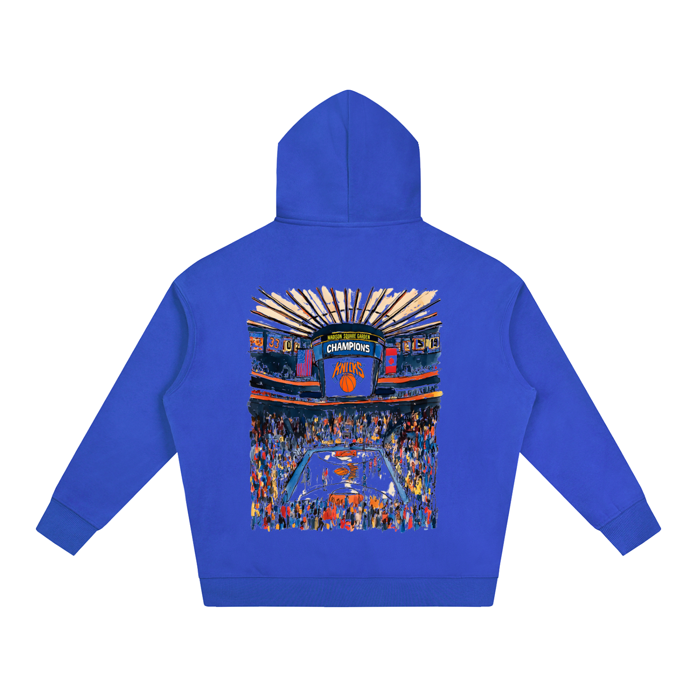 Swish. "New York Champions" Oversize Fleeced Hoodie