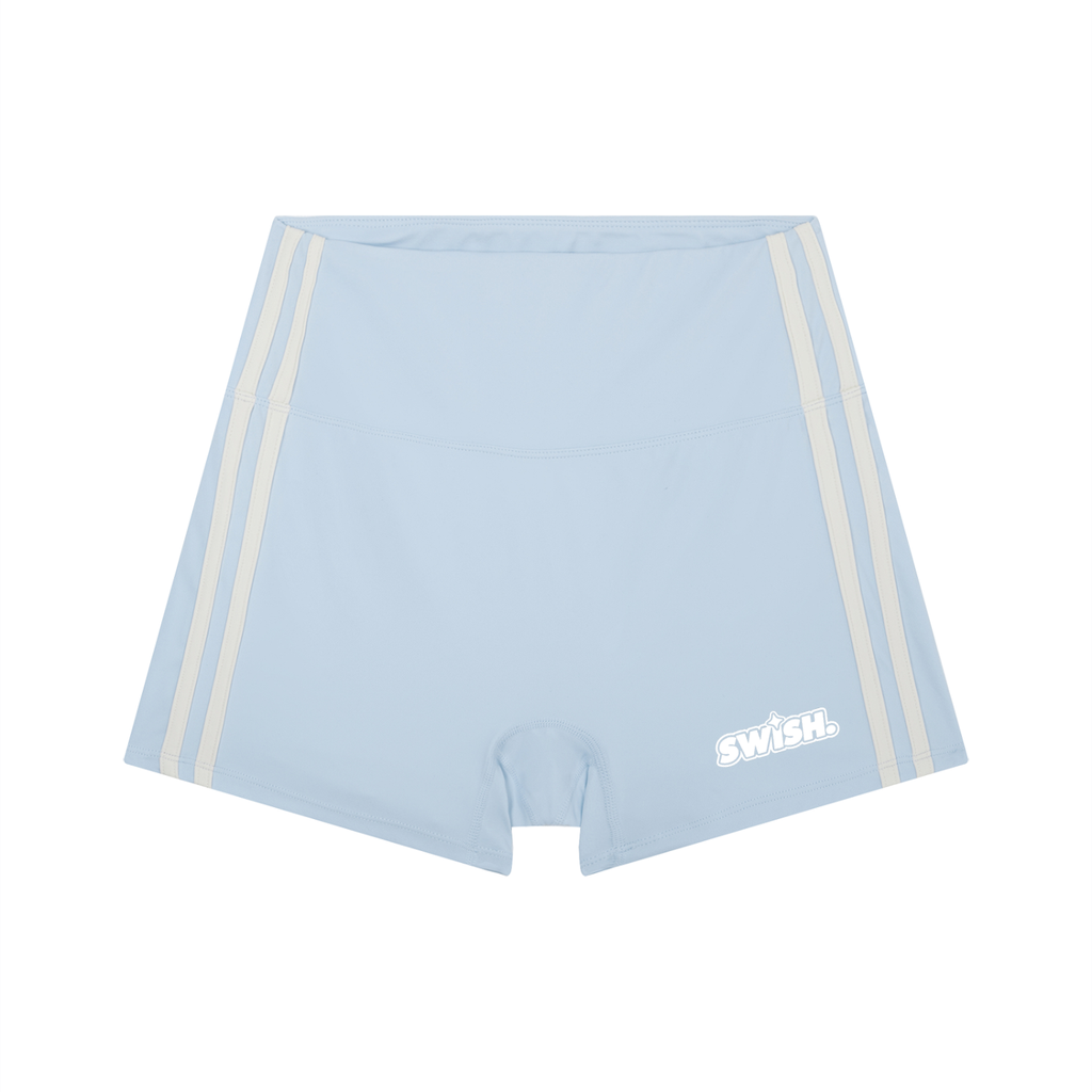 Swish. Women’s High-Waist Color Block Yoga Shorts