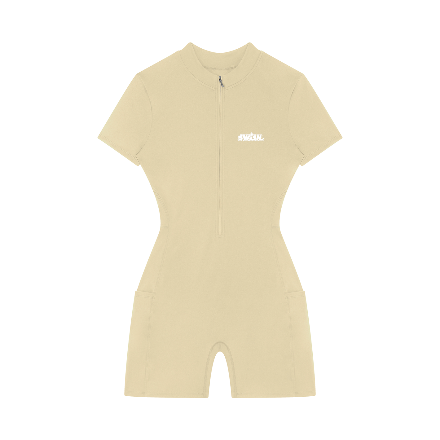 Swish. Women's Quarter-Zip Short Sleeve Romper