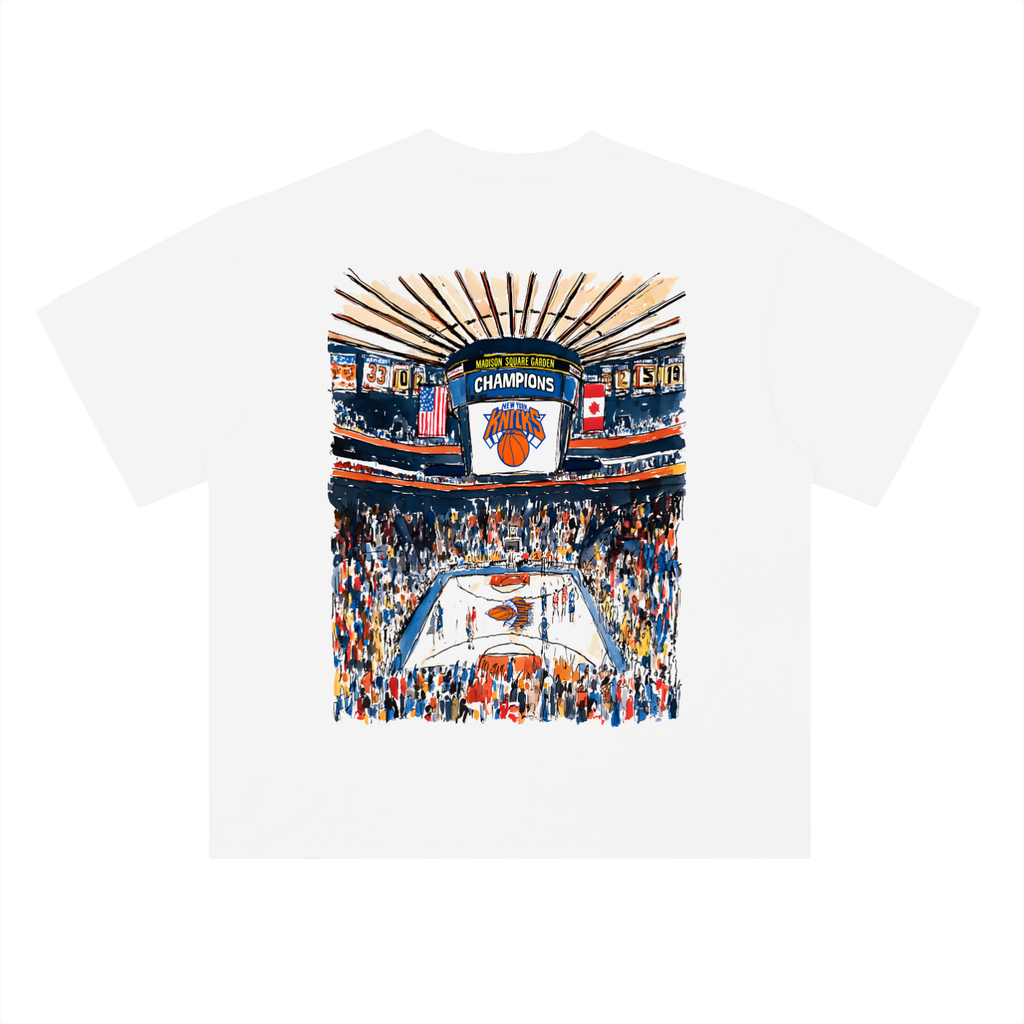 Swish. "New York Champions" Heavyweight Drop Shoulder Cotton T-Shirt