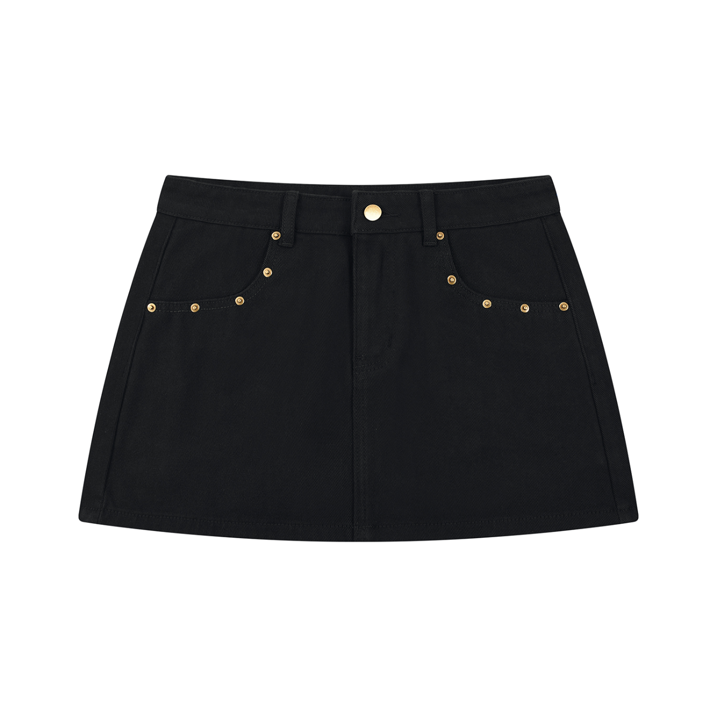 Swish. Women's Studded Denim Mini Skirt