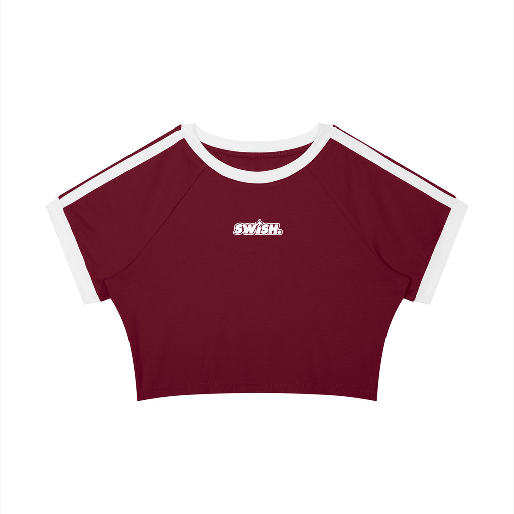 Swish. Women’s Raglan Crop T-Shirt