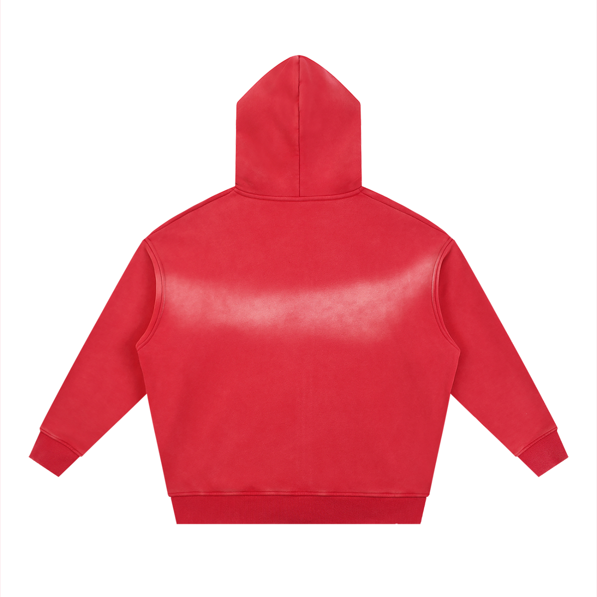 Swish. Sunfade Two-way Zipper Boxy Fleece Hoodie